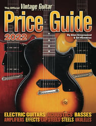 The Official Vintage Guitar Price Guide 2022 book cover